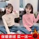 女童打底衫 儿童装 双面德绒长袖 秋冬小女孩上衣中大童加厚保暖T恤