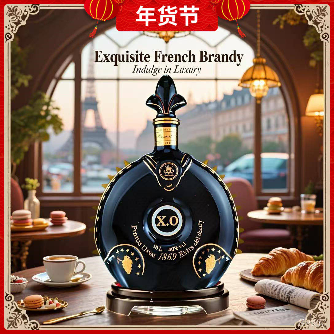 专柜促销20斤皇家路易xo法国进口原液白兰地洋酒大瓷瓶礼盒装10L