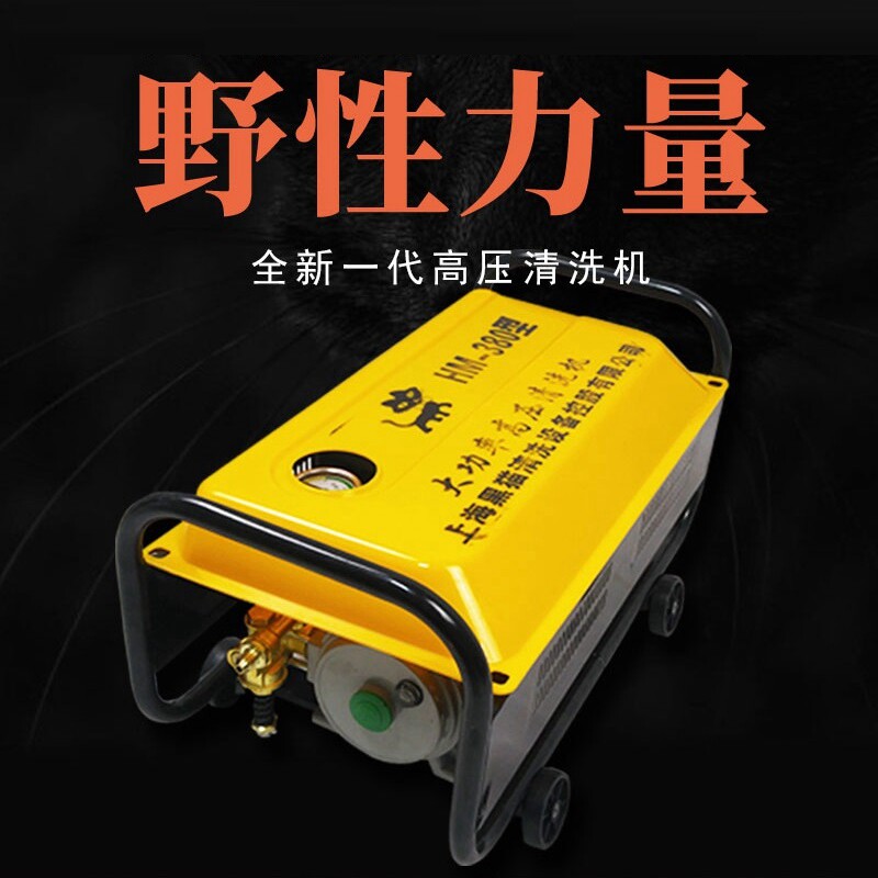 黑猫洗车机高压220V清洗机养殖场冲洗设备冲洗空调用神器方便携带
