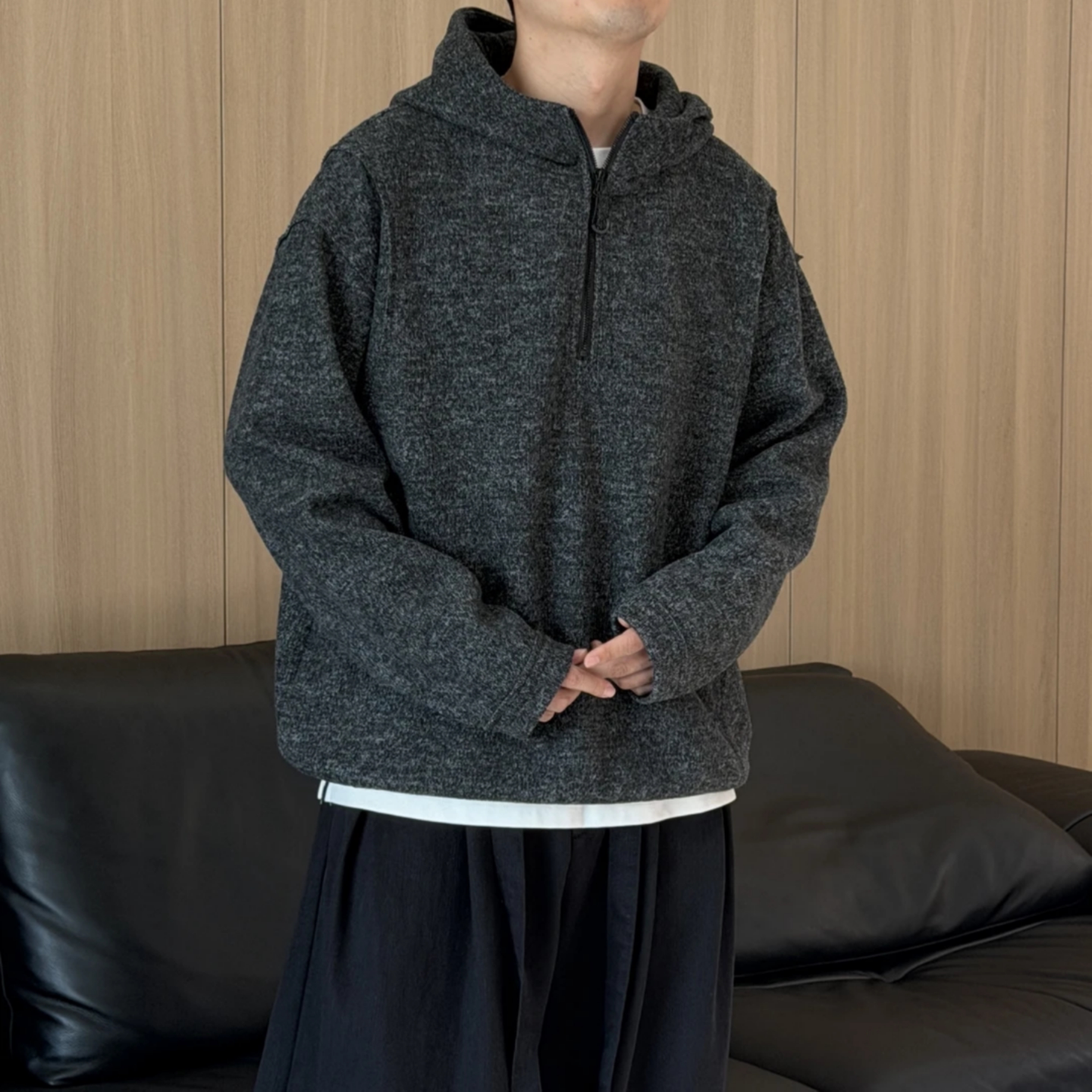老钱风卫衣长袖百搭秋季连帽卫衣
