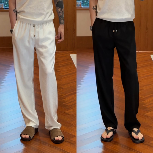 垂感显瘦男士简约休闲百搭直筒裤