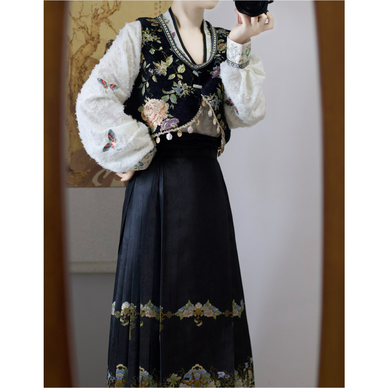 惜缘记马面裙织金日常