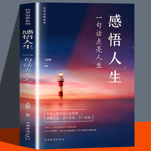 处世生命感悟心灵修养人生格言成人文学励志书籍 感悟人生 大智慧成功学修身 一句话点亮人生 正版 速发