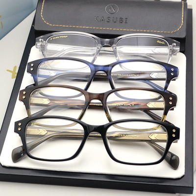 KASUBI卡苏比眼镜框板材男女方框超轻可配高度数近视眼镜架17512