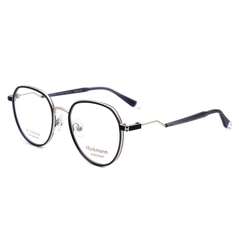 Hickmann/海歌漫眼镜框近视潮流全框男女流行眼镜架轻薄HIC1150T