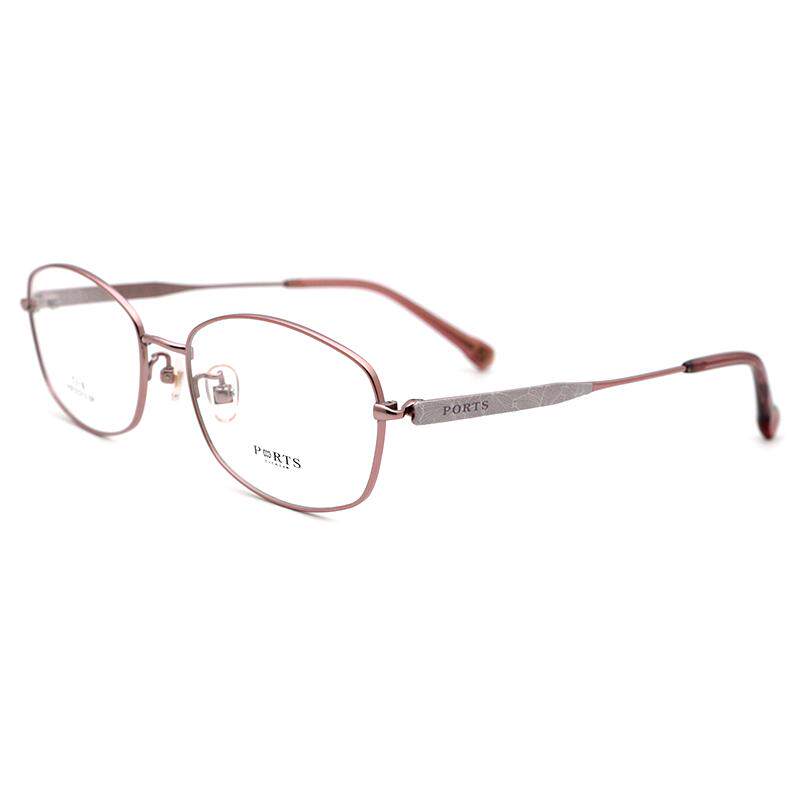 PORTS时尚近视眼镜架半框纯钛超轻女精致优雅眼镜框POF22213