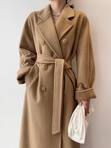 戎美衣尚双面羊毛大衣断码清仓