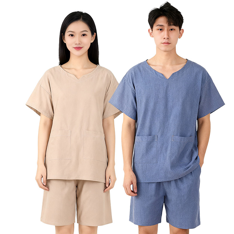 2025新款苎麻汗蒸服大码男女款