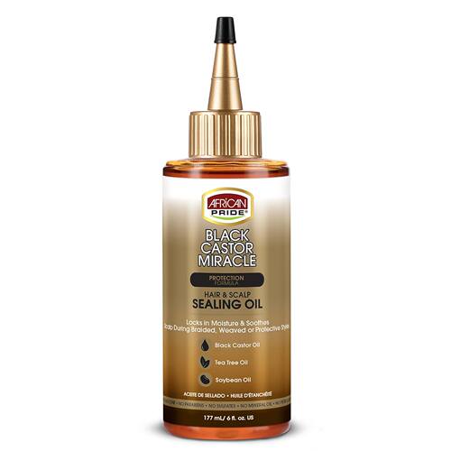 African Pride Black Castor Miracle Hair Scalp  Oil 6oz