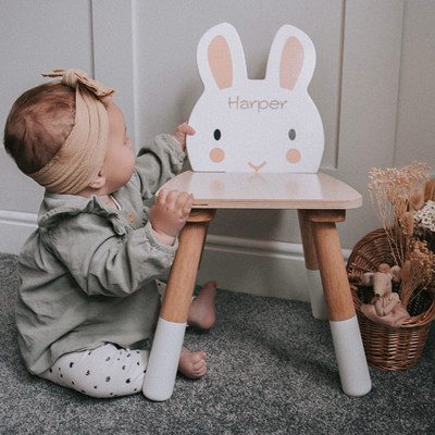 现货美国Tender leaf toys儿童森林小鸟衣帽架书柜挂衣架桌椅组合