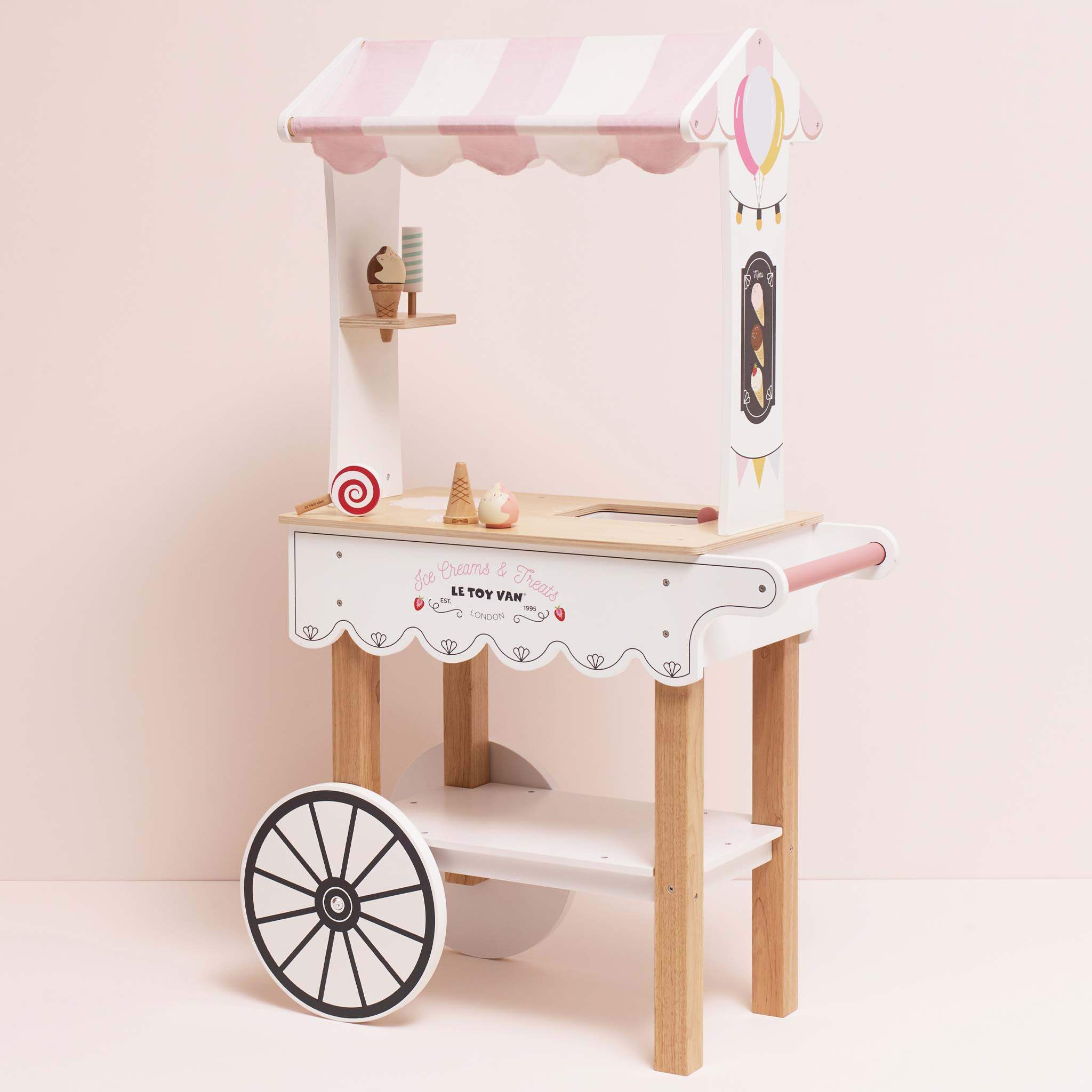 英国le toy van过家家玩具冰淇淋甜品铺仿真木质套装女孩生日礼物