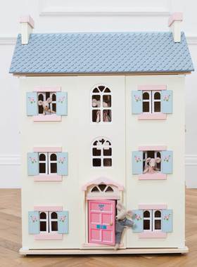 现货英国Le Toy Van儿童娃娃屋玩具三层别墅 letoyvan 樱花树礼堂