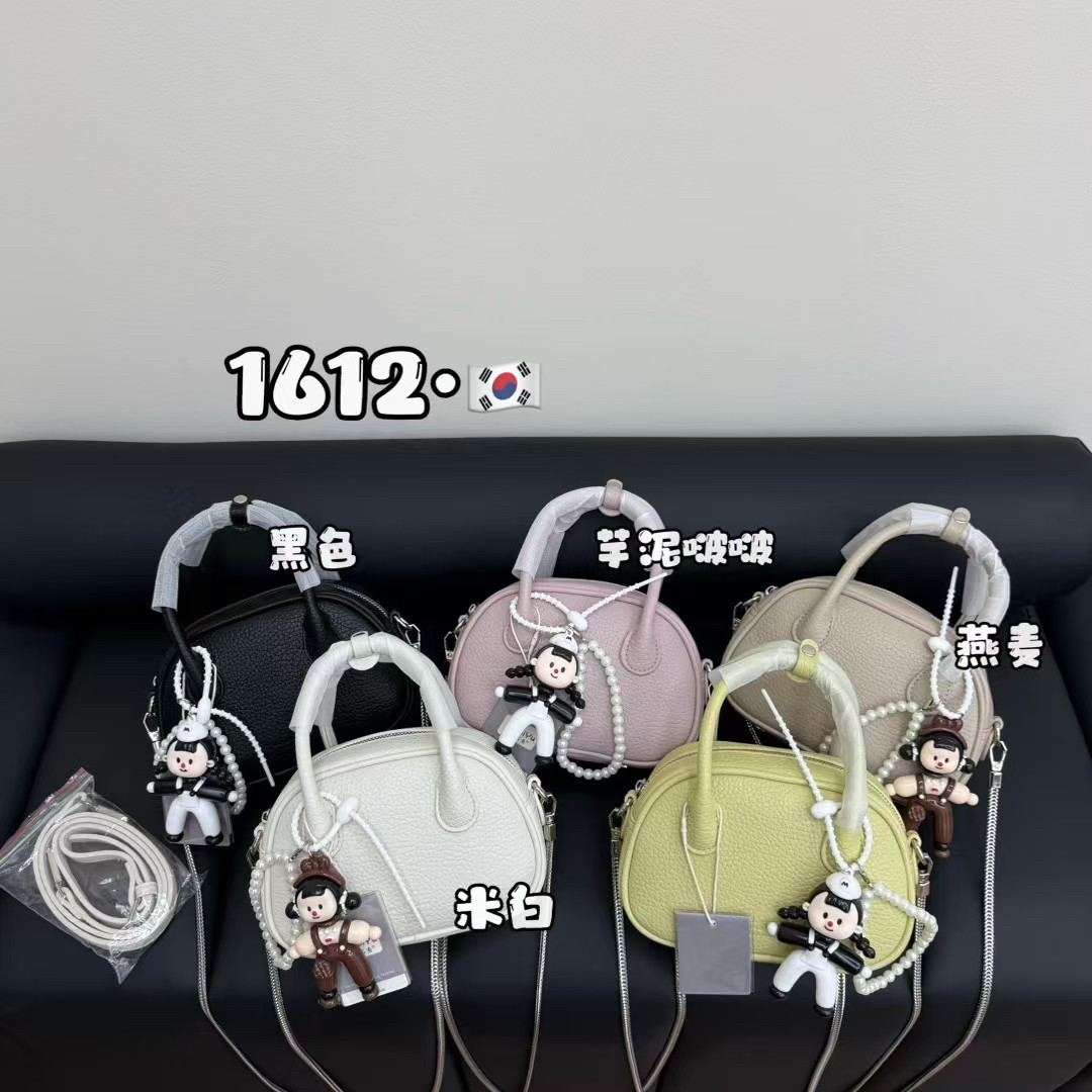 紫妃鱼保龄球包2025新款女链条包手拎包高级感休闲单肩斜挎贝壳包,箱包皮具/热销女包/男包,通用款女包,淘宝优惠券,粉丝福利购,淘宝优惠卷