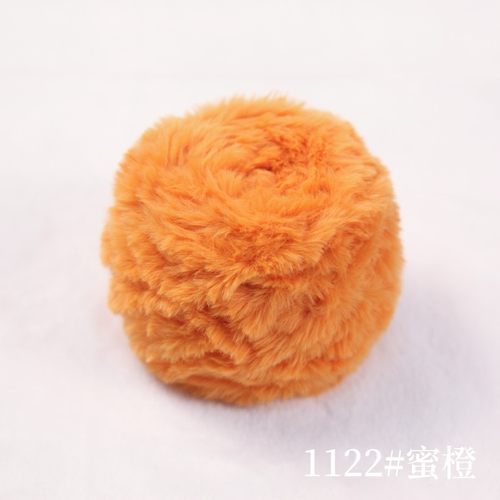 仿貂绒裘皮绒仿皮草仿水貂粗毛线手工包DIY围巾钩鞋材料线