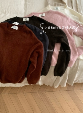 现～绒感针织衫～只剩深灰色