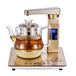 美能迪玻璃自动断电全自动上水可遥控操作电热水壶