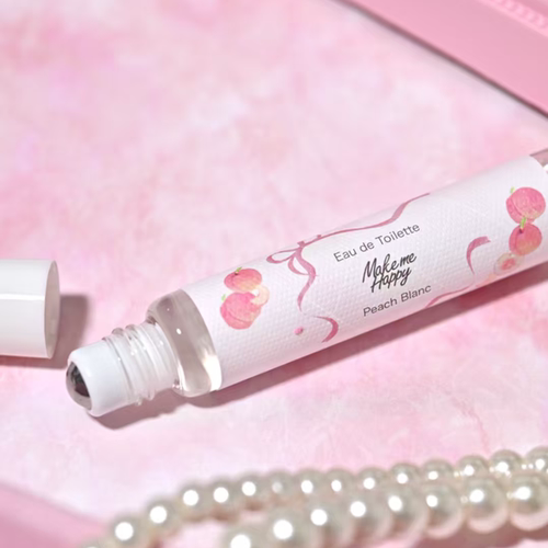 2026新品！日本CANMAKE井田peach blanc香氛滚珠香水berry bloom