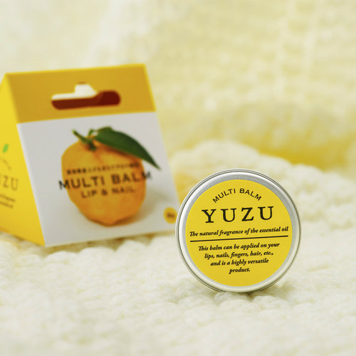日本高知县【YUZU】柚子精油唇膏多用保湿膏 指缘发梢手肘万用霜