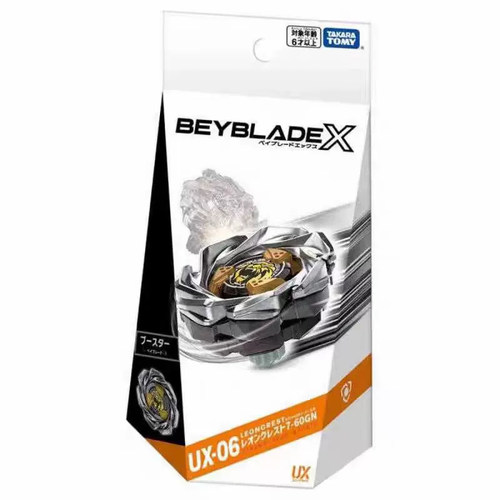 TOMY多美卡 Beyblade X 爆旋陀螺战斗陀螺 UX-06 雄獅猎爪 对战