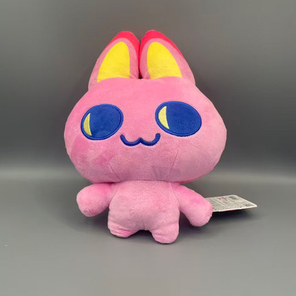 万代拓麻歌子欢乐园猫猫吉伙伙吉海豚吉毛绒玩偶公仔高约20cm