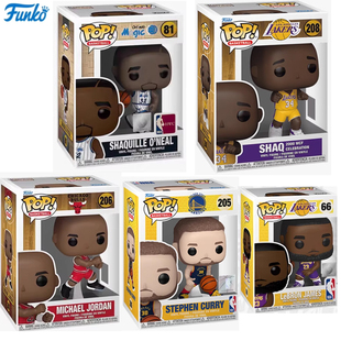 Funko篮球NBA乔丹库里詹姆斯奥尼尔杜兰特罗德曼库里人偶摆件公仔