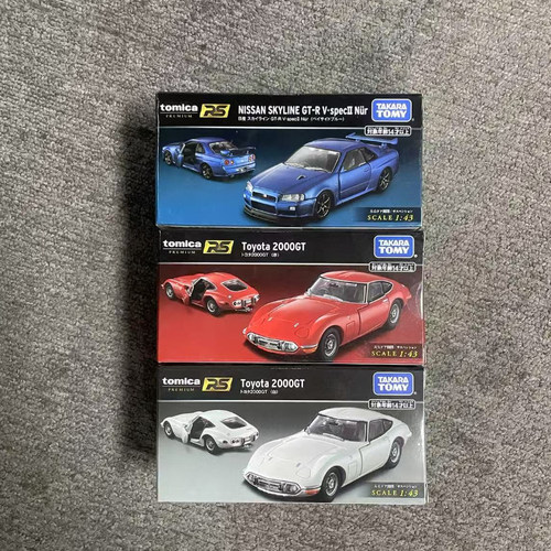 TOMY多美卡合金跑车模型玩具tomica黑盒旗舰版跑车2000GT红148364