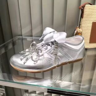 商场同款2026夏季女鞋大幂幂款复古德训鞋阿甘鞋休闲鞋女EG730
