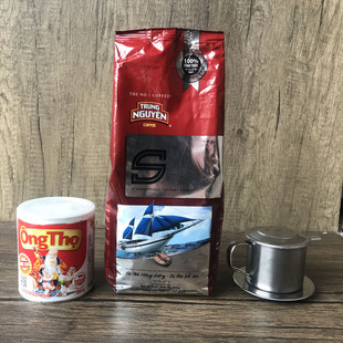 越南原装本土中原咖啡粉S号500g中度研磨香醇正品学生办公黑咖啡