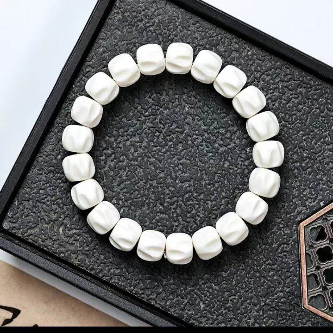 鹿角骨雕刻百香手串手链男女手串佛珠文玩念珠