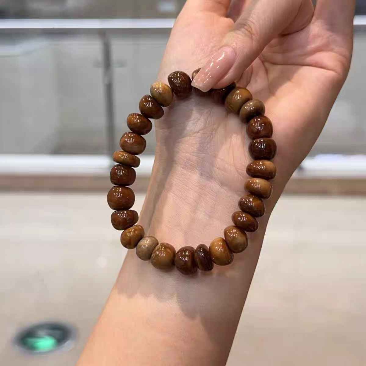 精工库克随形糖豆单圈手链文玩库克可盘玩手串女饰品配饰