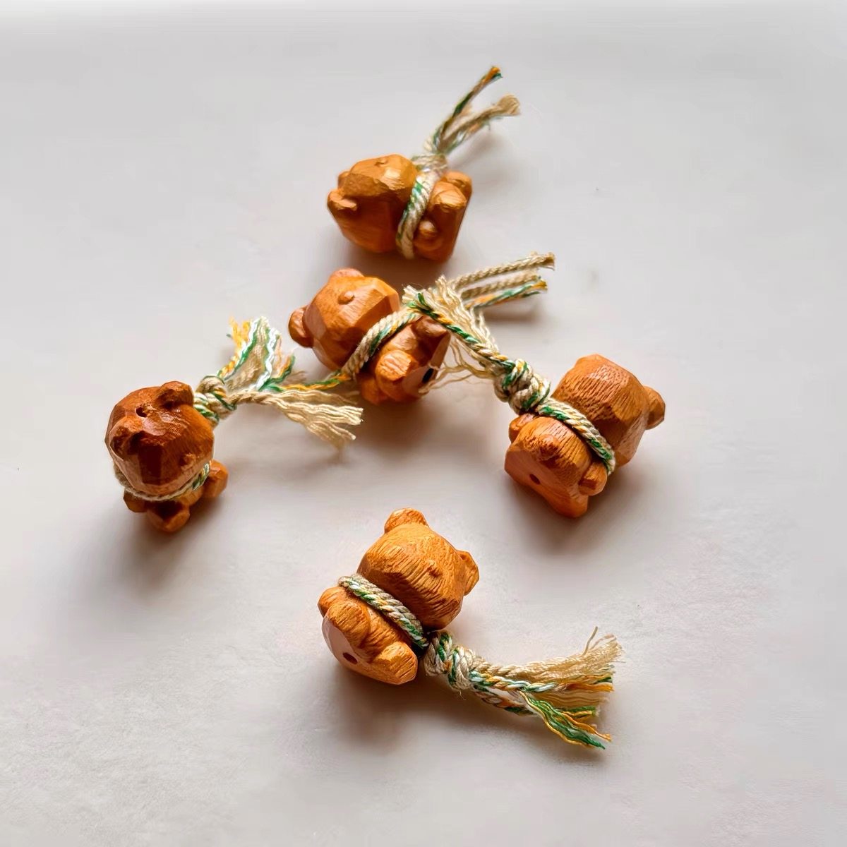 芭比檀木切面小熊diy配件上下通孔吊坠提溜文玩佛珠手串隔珠配饰,饰品/流行首饰/时尚饰品新,其他DIY饰品配件,淘宝优惠券,粉丝福利购,淘宝优惠卷