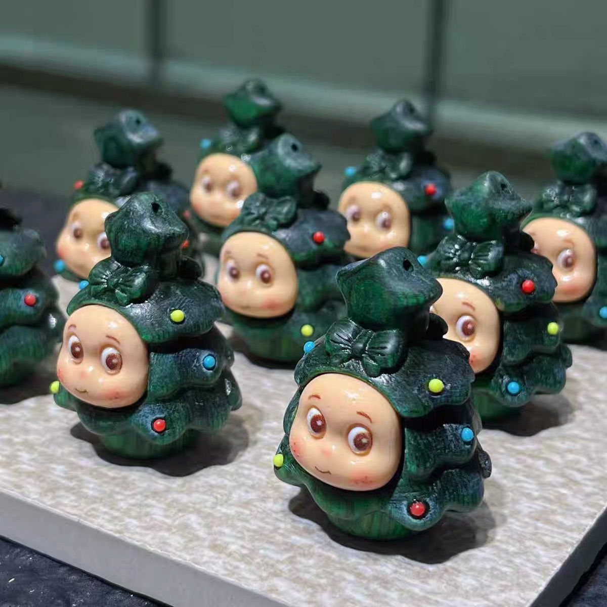 星星人圣诞树diy配件手工编绳手链串珠项链挂件文玩手串配饰品