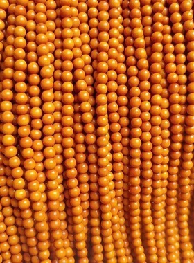 天然橄榄核小圆珠隔珠光珠手串手链多圈散珠子diy手作配饰配件