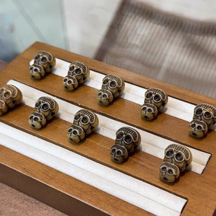 新款藏风驼骨阿呆三通Diy文玩配件手工编织手绳手串手链配饰饰品