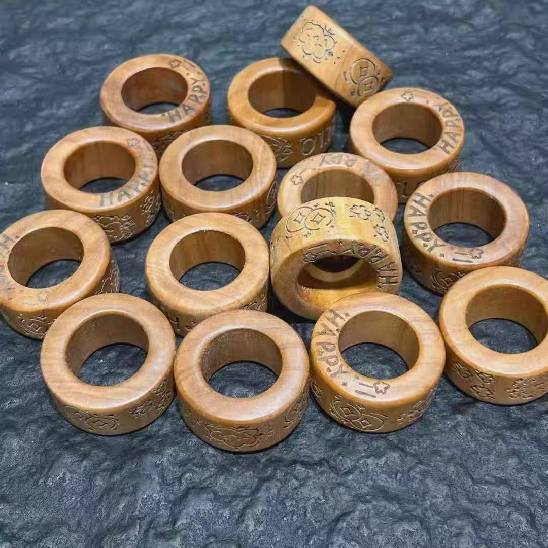 桃木钱多多 卡通跑环配件手链项链手工diy配饰挂件饰品文玩