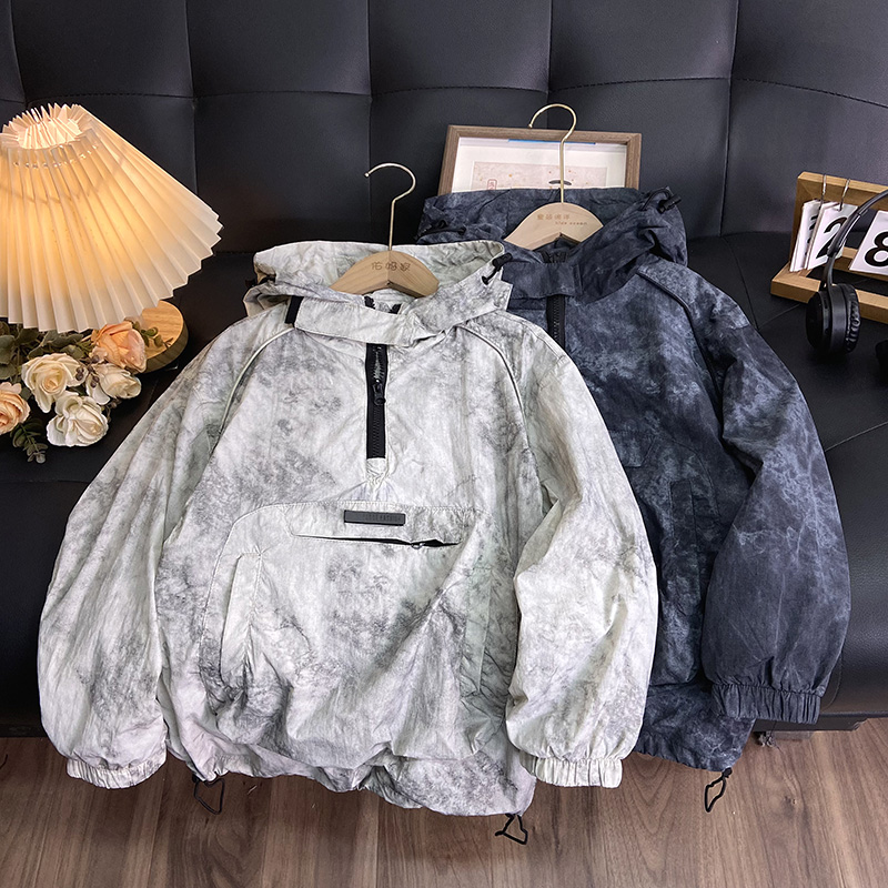 断码 特价 清仓 童装 男女童中大童迷彩外套儿童春季新款防风上衣