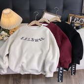 卫衣中大童加厚加绒上衣儿童冬款 男女童潮款 羊羔毛 童装 海洋家特价