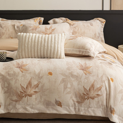 高端加厚牛奶绒四件套