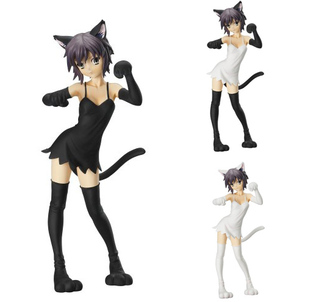 爱玩乐 日版 凉宫春日的忧郁 长门有希猫女郎 可变色1/8手办包邮