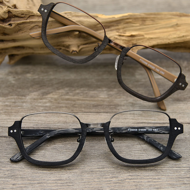 倒框眼睛框镜架男个性方眼镜框近视镜九十半框