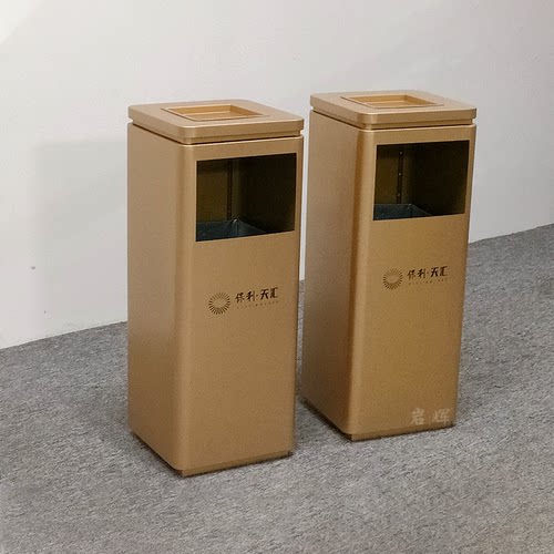 新款公共场合不锈钢垃圾桶