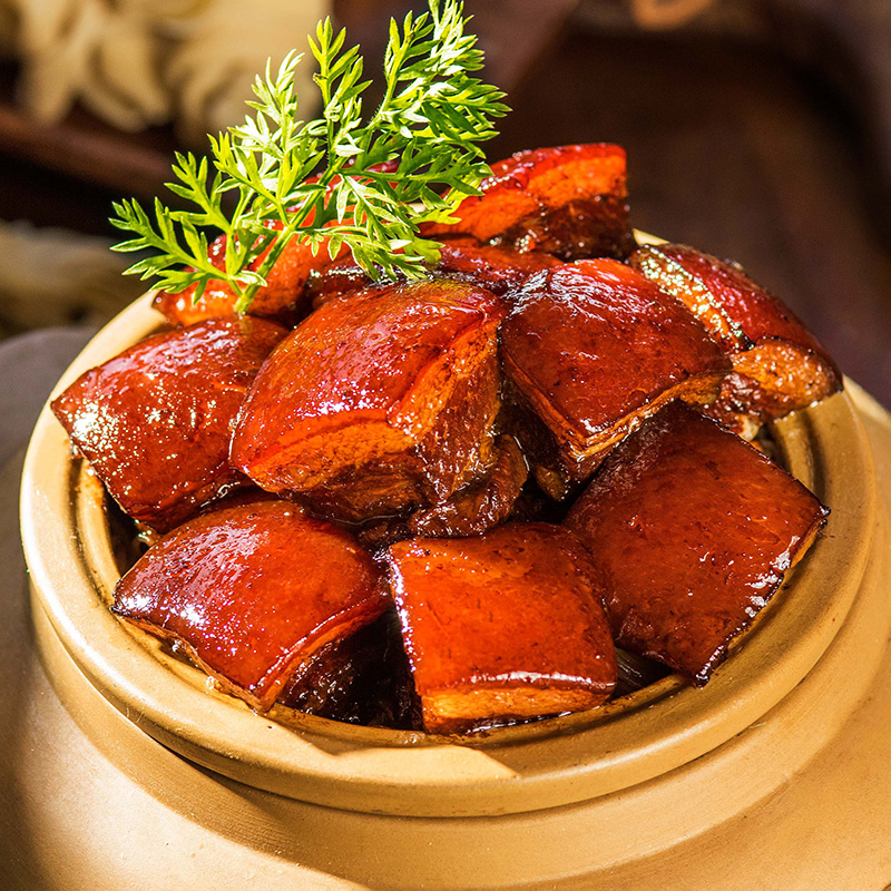 上海外婆红烧肉预制菜半成品熟食焖肉速食东坡肉即食扣肉快手菜 水产肉类/新鲜蔬果/熟食 红烧肉/东坡肉 原图主图