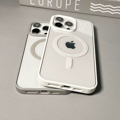 适用iPhone17pro手机壳新款16promax透明套15新款13磨砂Magsafe磁吸充电男14pro高级感女12镜头pm全包11简约