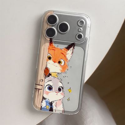 探头朱迪尼克适用苹果17/16promax手机壳iPhone15华为mate60pro透明Pura70荣耀300女reno13保护套s20软小米17