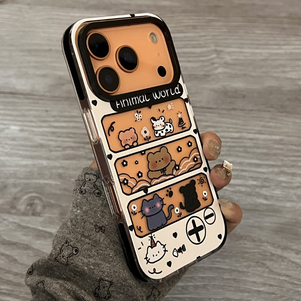 小动物扭扭蛋适用苹果17pro手机壳iPhone16promax新款15pro三合一13防摔12软壳11女14pro可爱xr防摔xs保护套