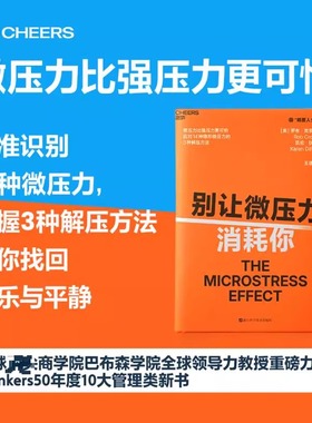 【官方正版】别让微压力消耗你 Thinkers50年度10大管理类新书 微压力比强压力更可怕 应对14种隐形微压力的3种解压方法 湛庐