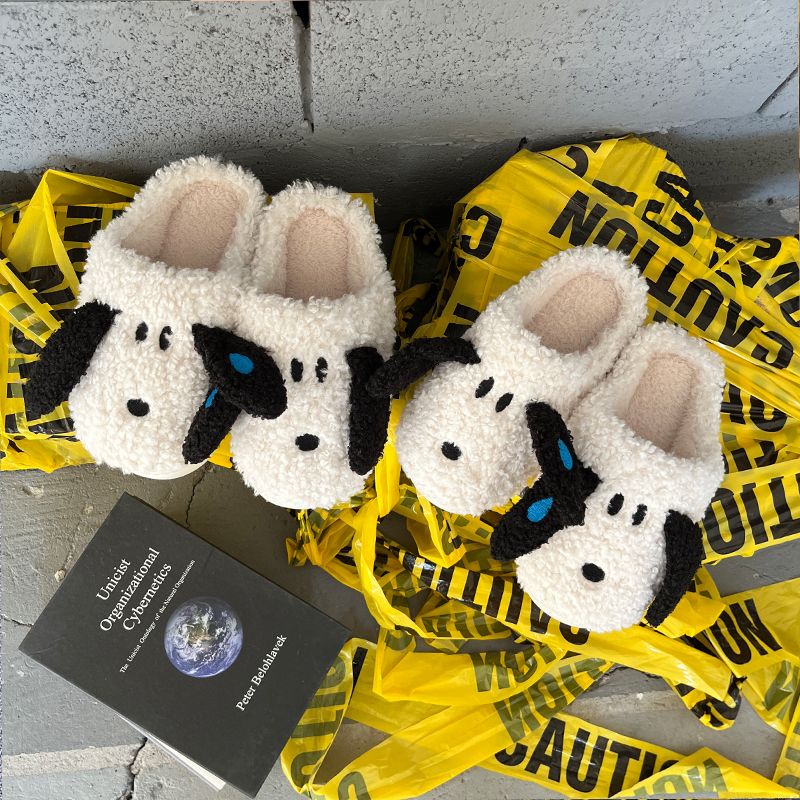 冬季保暖居家居可爱防滑棉拖鞋