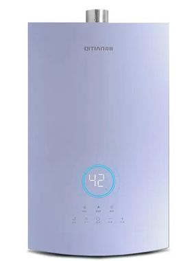 奇田燃气热水器恒温无氧铜水箱强排式JSQ25-13L-N20星河蓝13-16升