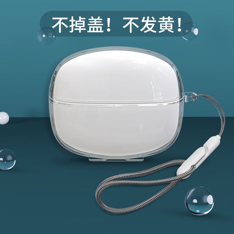 适用于漫步者Lolli Pro3保护套透明EDIFIER蓝牙耳机壳简约硅胶壳