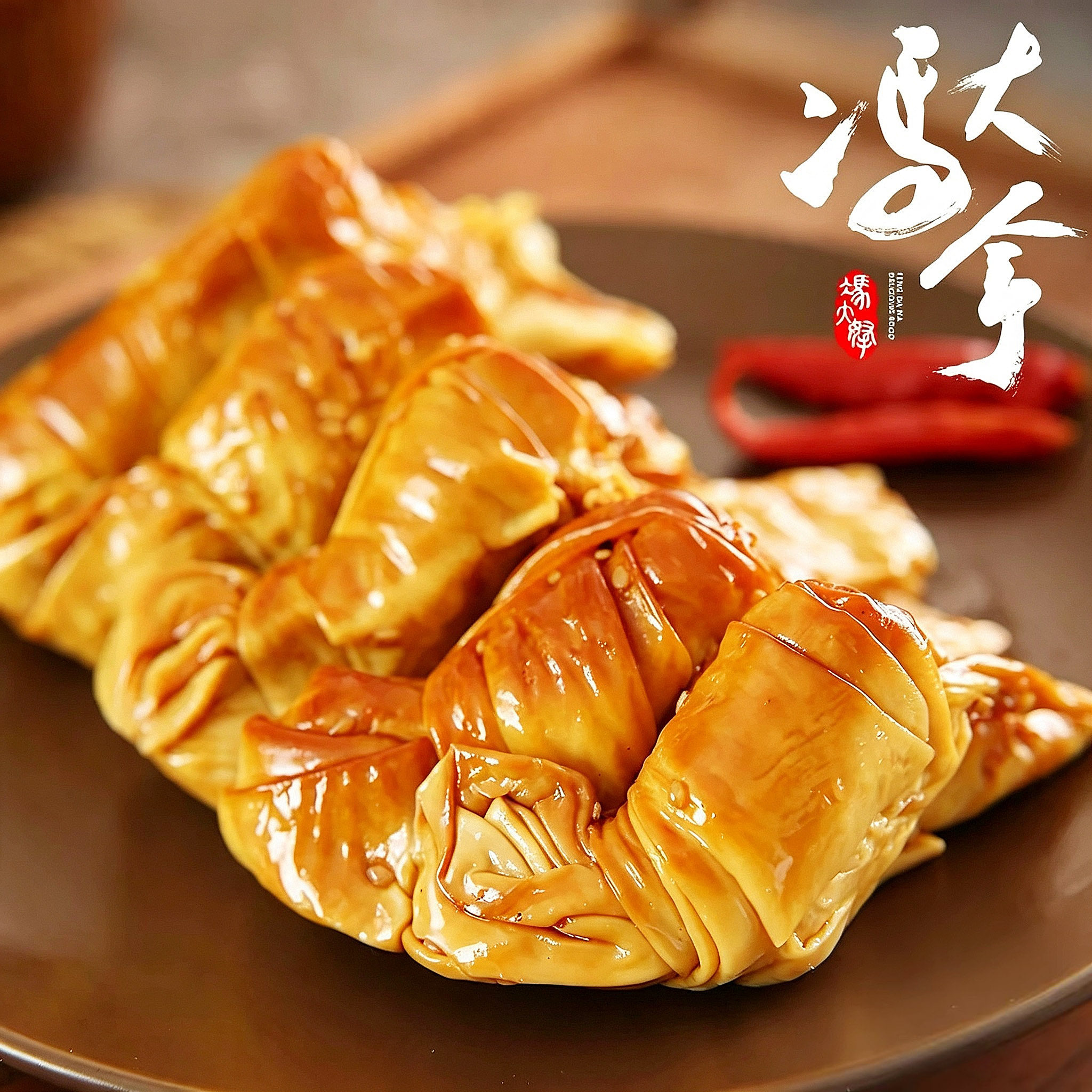五香熏卤油豆皮锦州干豆腐卷东北特产千张腐竹豆制品素肉素鸡零食